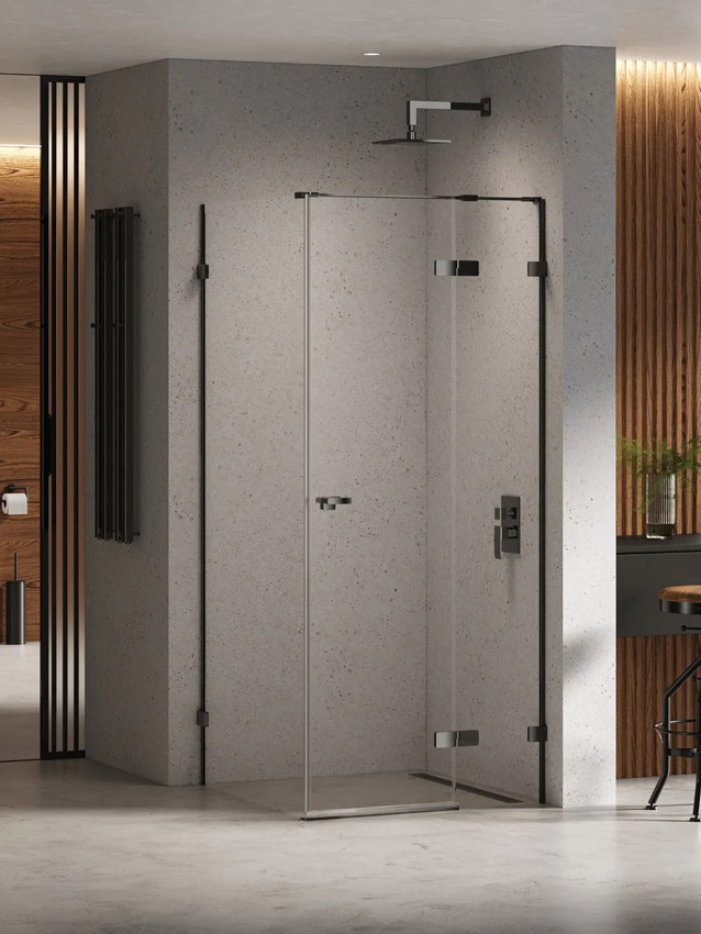 New Trendy Eventa black chrome Drzwi